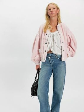 Free people We The Free Cute In This Cardi primrose pink